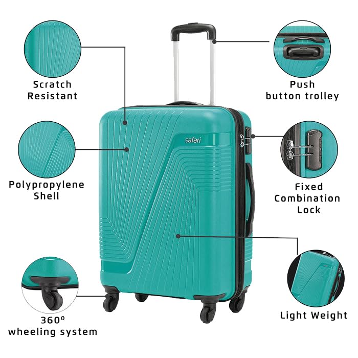 شنطة سفر Safari Zion Hard-Sided Polypropylene