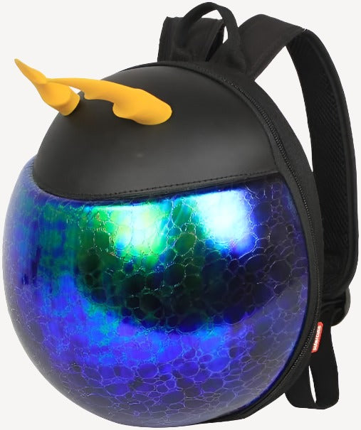 Supercute Purple And Gold Beetle Backpack – Bagsouq