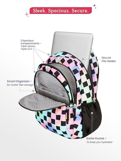 Genie Iridescence DLX 17" Backpack  - Multi