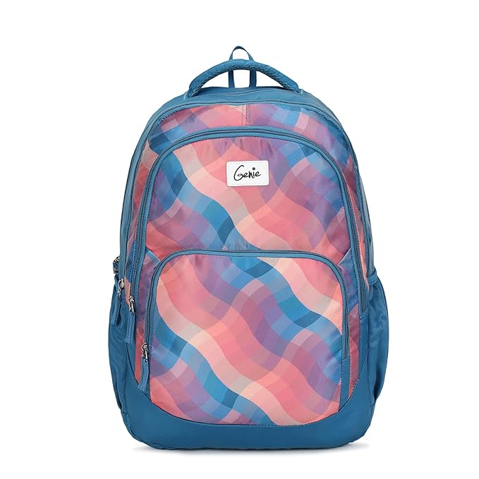 Genie Plaids DLX 19" Backpack  - Blue