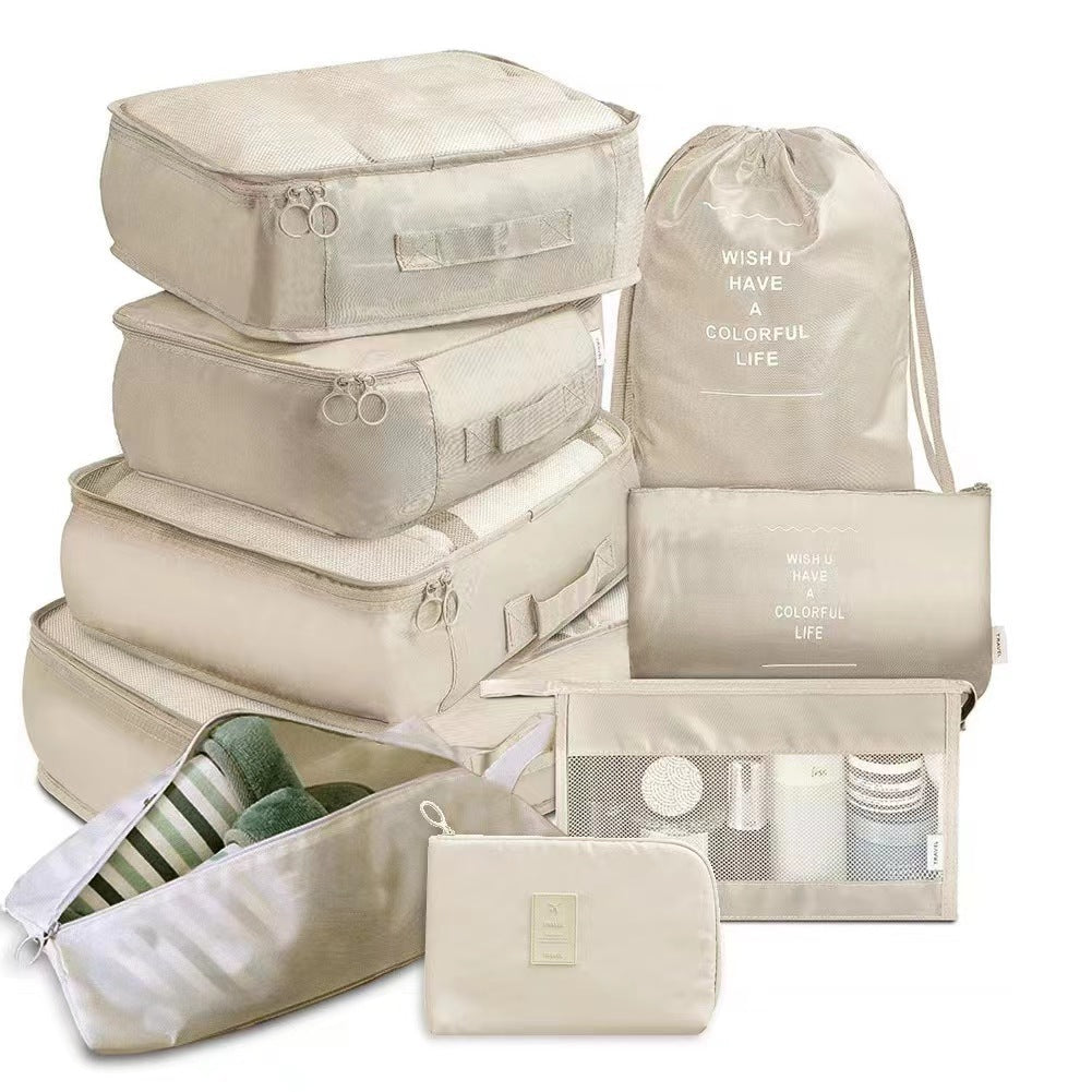 9 PCS Travel Compact Packing Organizers