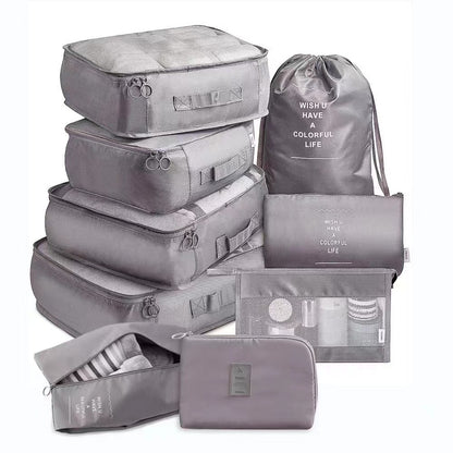 9 PCS Travel Compact Packing Organizers