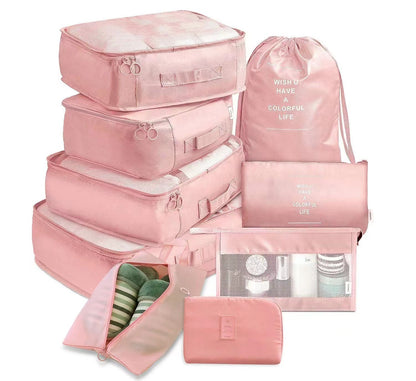 9 PCS Travel Compact Packing Organizers