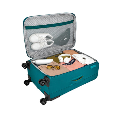 Crystal Soft Body Trolley 3PC Luggage Set (22/26/30")
