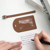PU Leather Luggage Tag