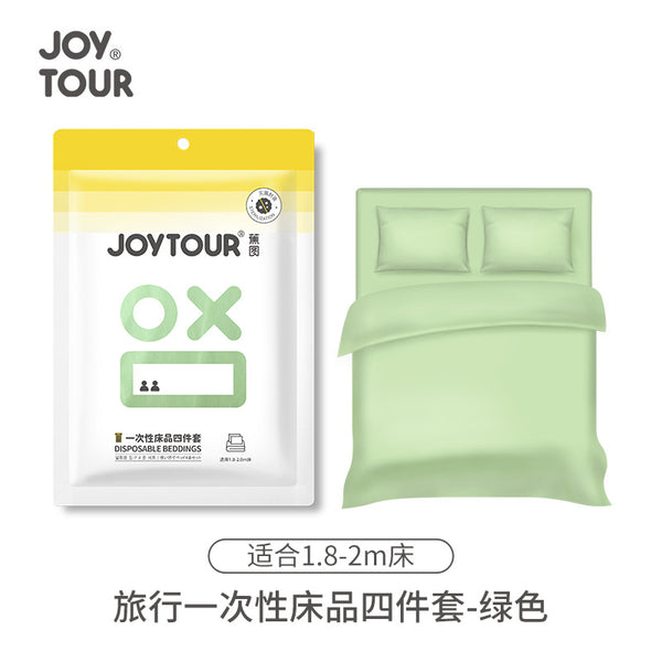 Disposable Bedding Set (Bedsheet+Quilt Cover+2 Pillow Cases)