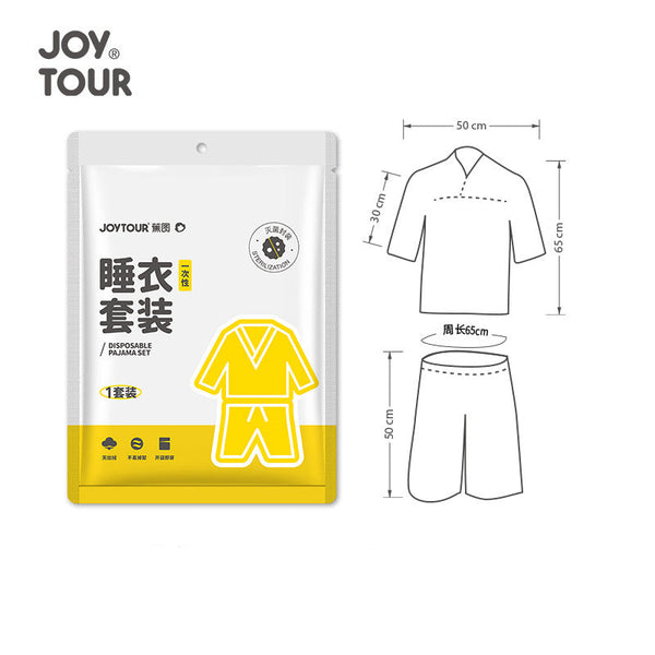 Disposable Pajama Set 1 Set (Top + Bottom)