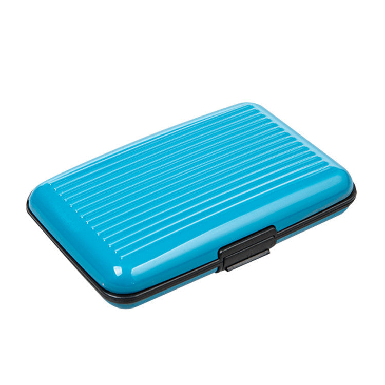 حامل بطاقات مضاد للسرقة من الألومنيوم بتقنية RFID