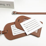 PU Leather Luggage Tag