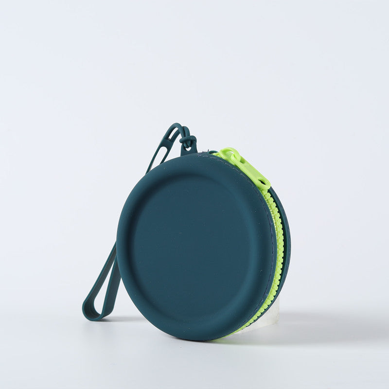 Silicone Coin Purse with Wrist Strap