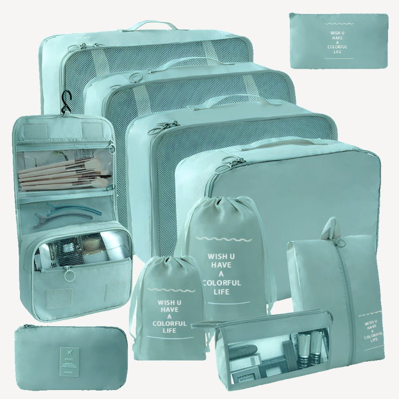 11 Pc Complete Travel Packing Organizers