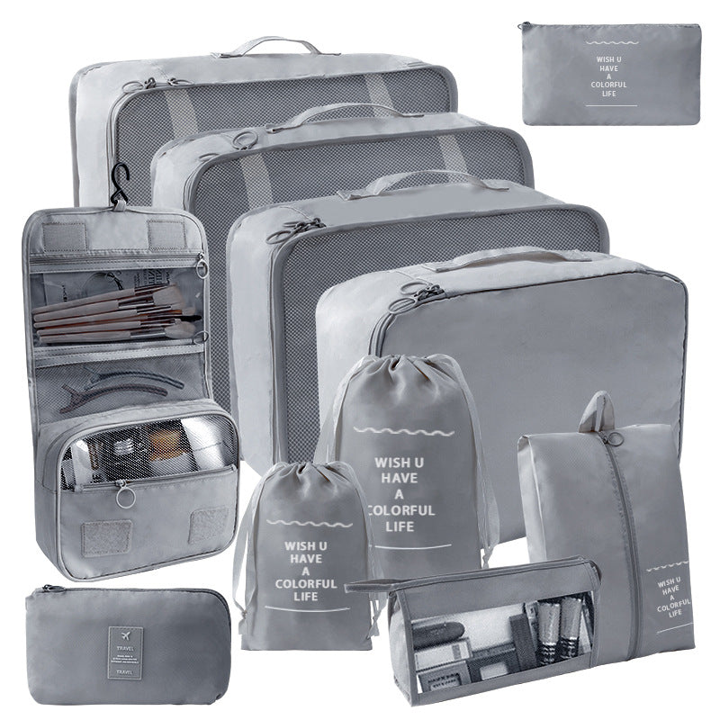 11 Pc Complete Travel Packing Organizers