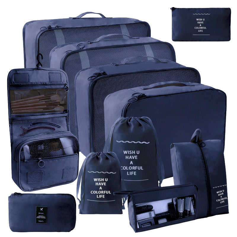 11 Pc Complete Travel Packing Organizers