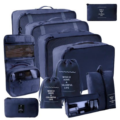 11 Pc Complete Travel Packing Organizers