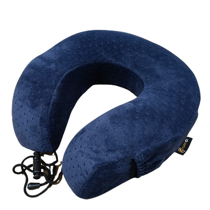 Memory Foam Travel Velvet Neck Pillow