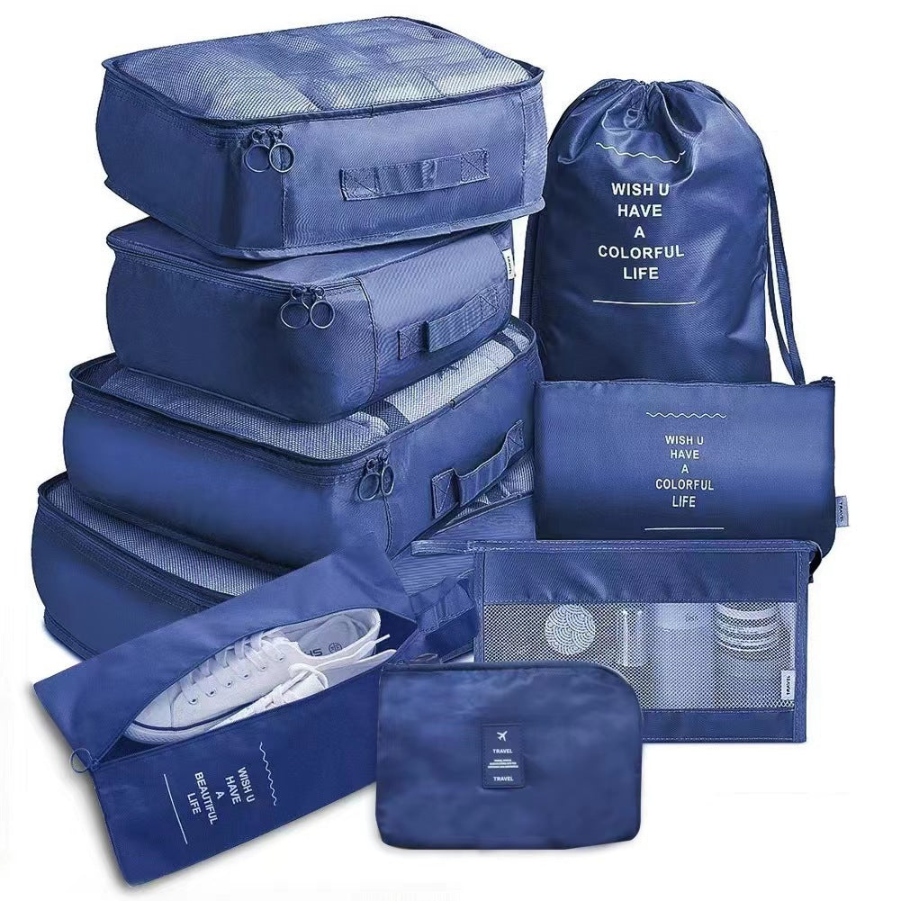 9 PCS Travel Compact Packing Organizers
