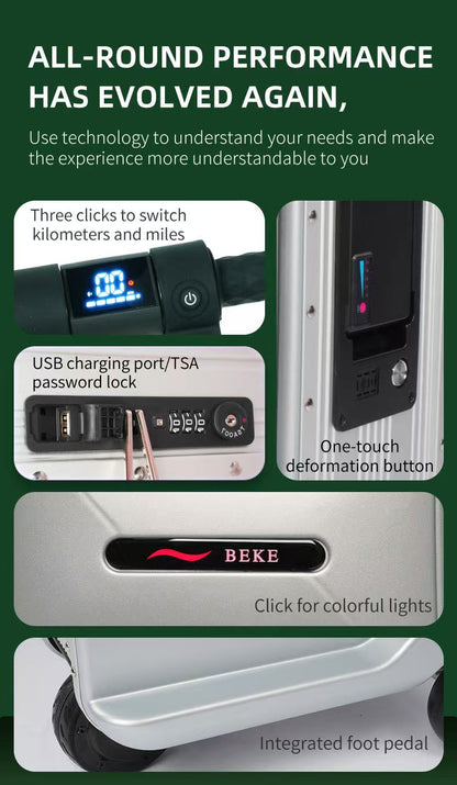 BEKE ES06 Smart Electric LCD Display Suitcase