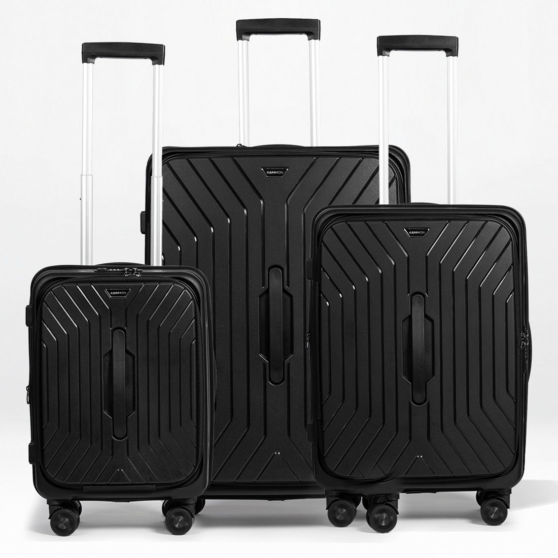 Hardside PP Front Open Luggage Set – 20"/24"/28"