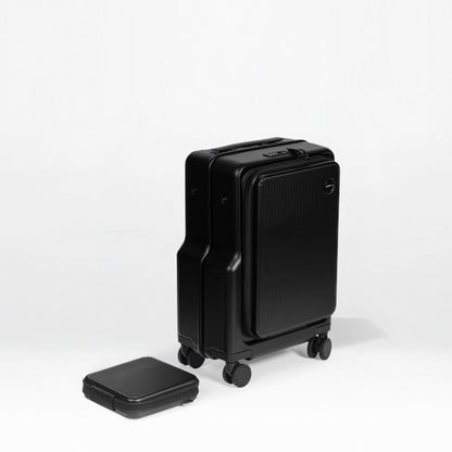 Front-Open 21" Cabin Luggage with detachable bag