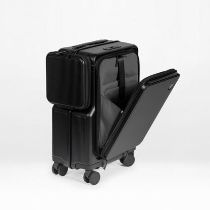 Front-Open 21" Cabin Luggage with detachable bag