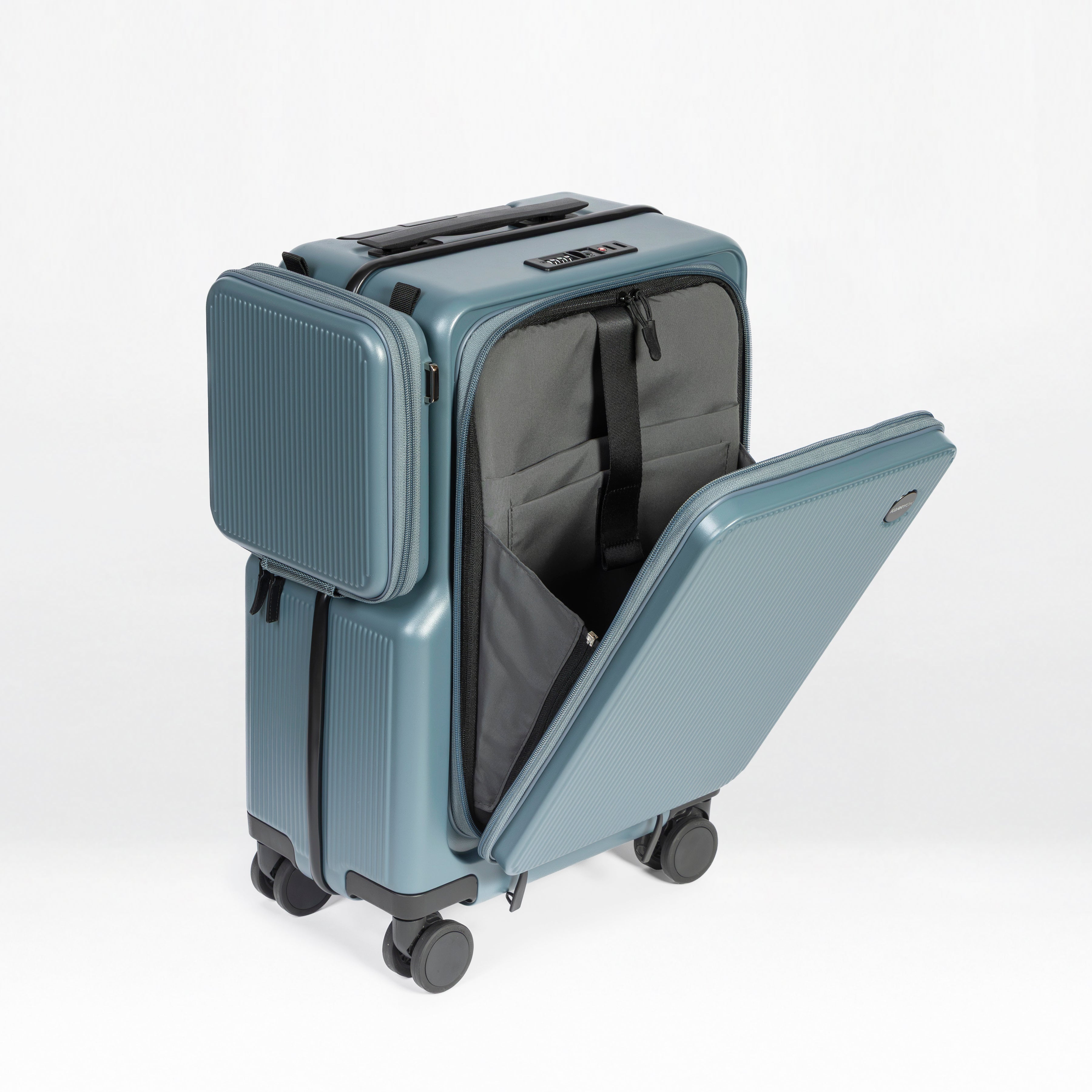 Front-Open 21" Cabin Luggage with detachable bag