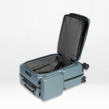 Front-Open 21" Cabin Luggage with detachable bag