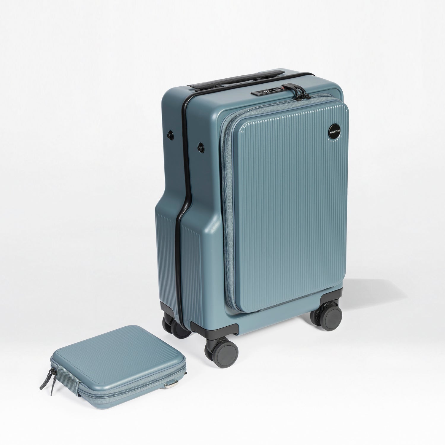Front-Open 21" Cabin Luggage with detachable bag