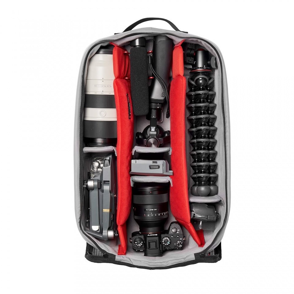 Manfrotto MB PL-RL-S55 Pro Light Reloader Spin-55 Carry-On Camera Roller Bag (Black)