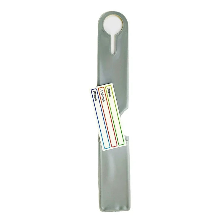 "HAPPY FLIGHT" Silicone Luggage Tag