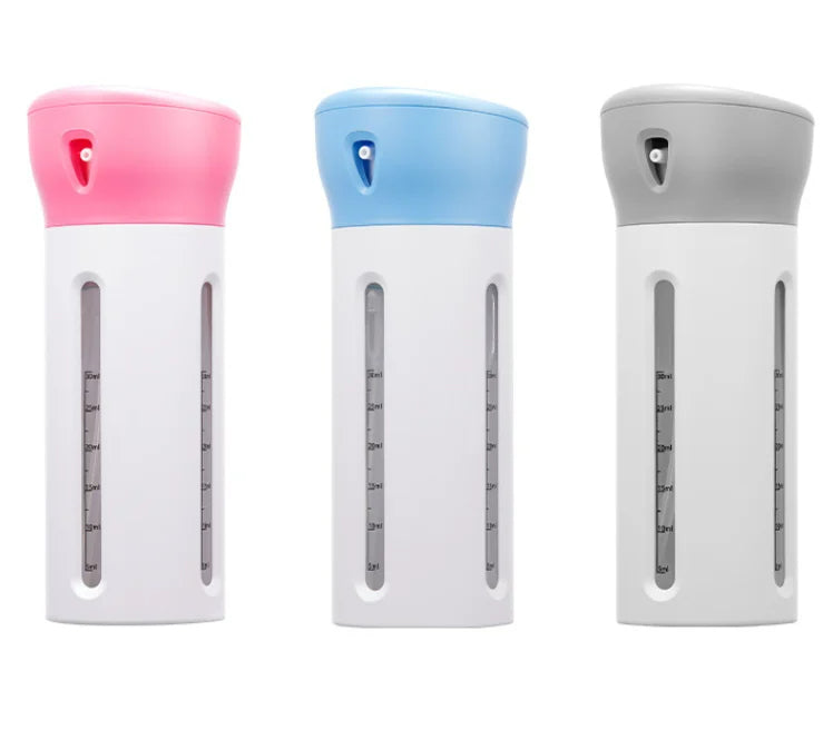 FlipFlow – 4-in-1 Refillable Travel Bottle