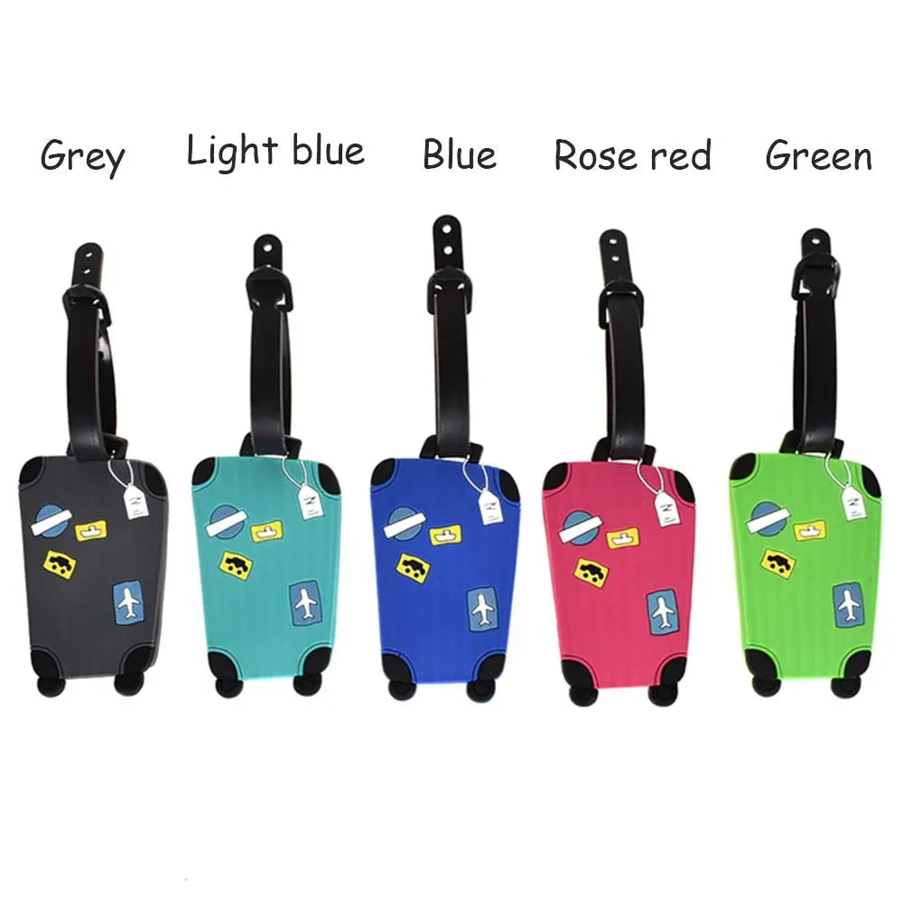 Luggage Shape Silicone Tag