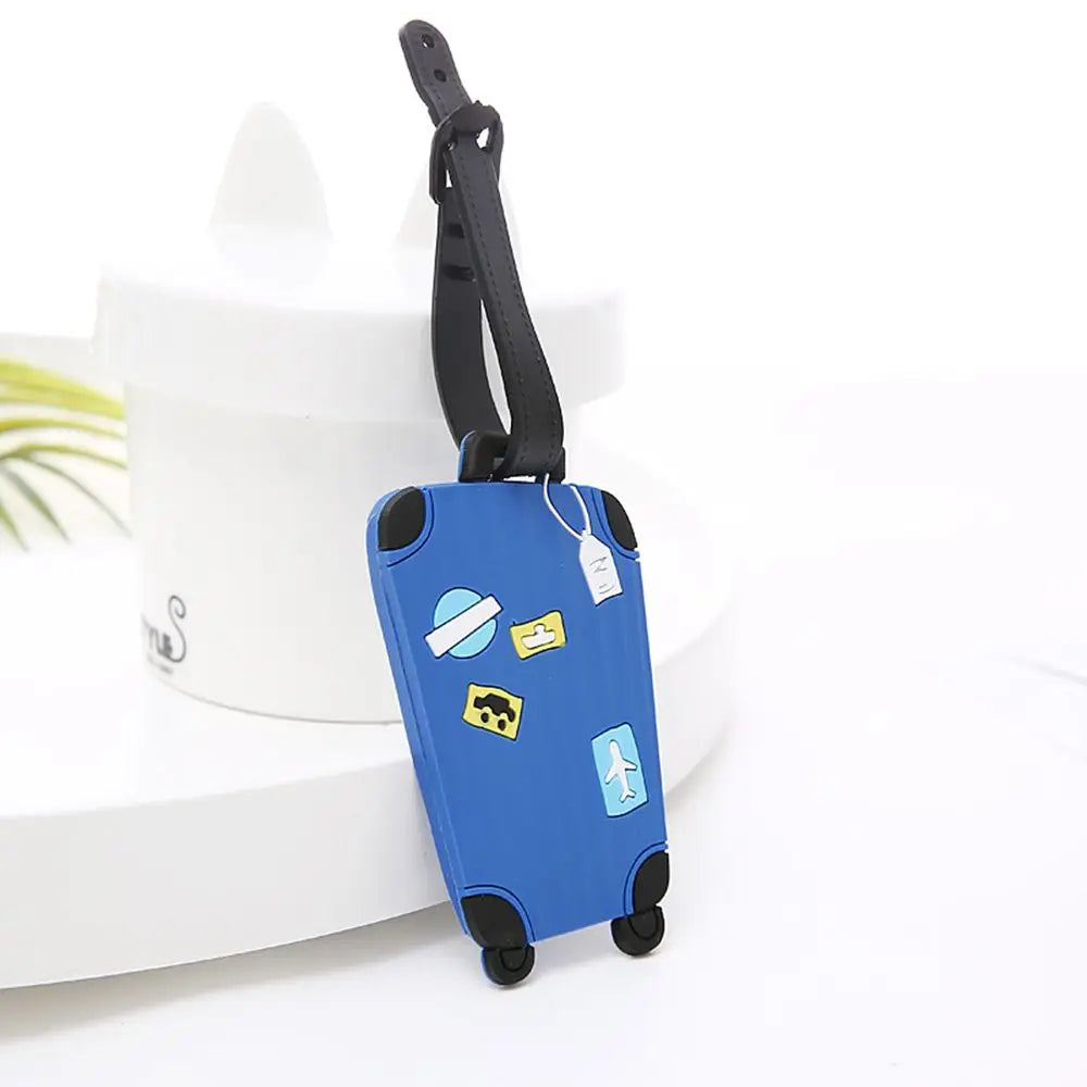Luggage Shape Silicone Tag