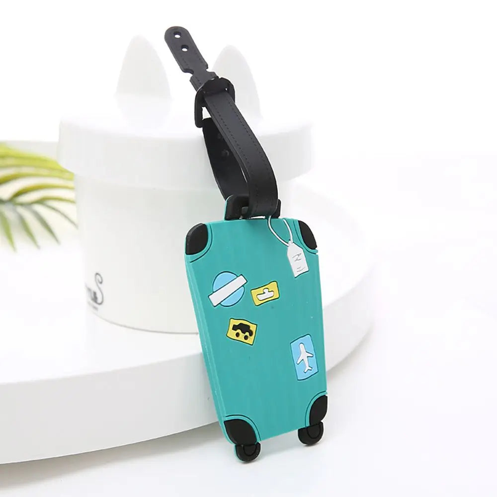 Luggage Shape Silicone Tag