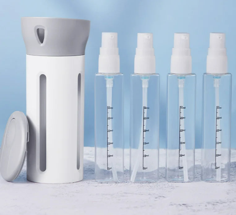 FlipFlow – 4-in-1 Refillable Travel Bottle