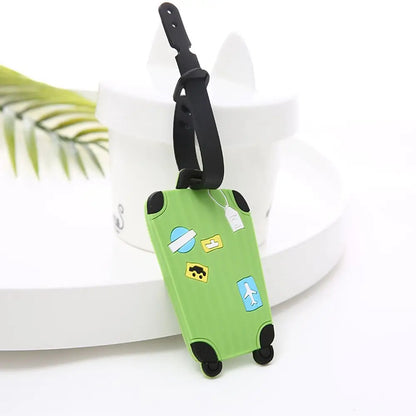 Luggage Shape Silicone Tag