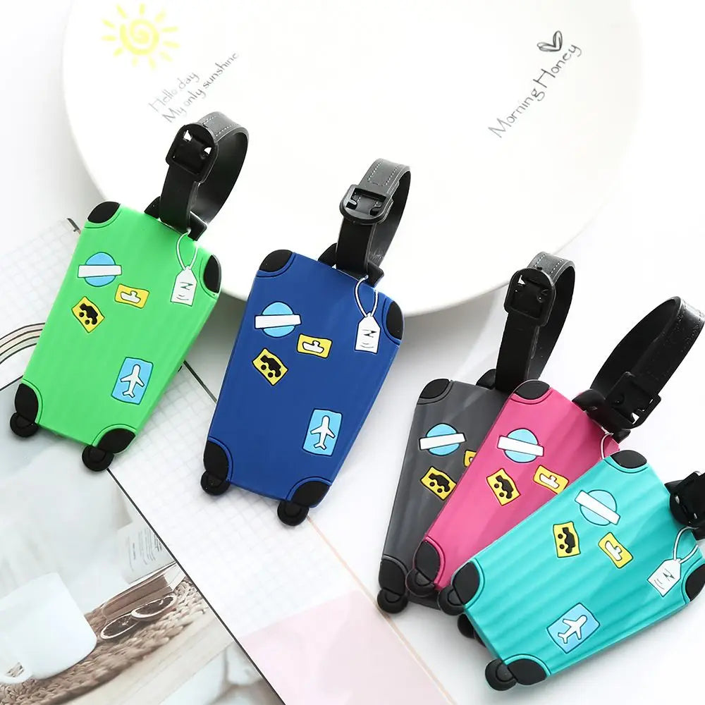 Luggage Shape Silicone Tag