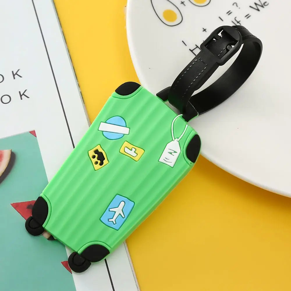 Luggage Shape Silicone Tag
