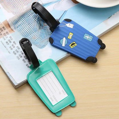 Luggage Shape Silicone Tag