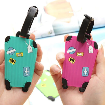 Luggage Shape Silicone Tag