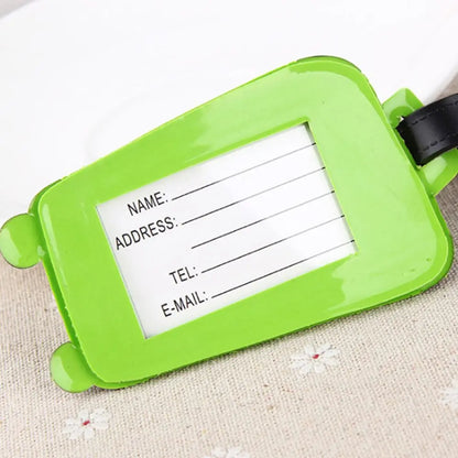 Luggage Shape Silicone Tag