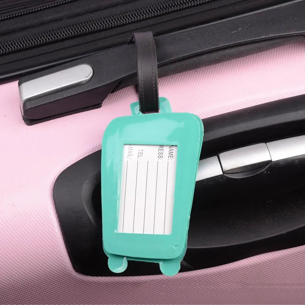 Luggage Shape Silicone Tag
