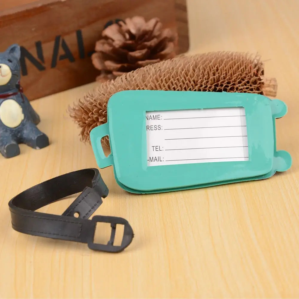 Luggage Shape Silicone Tag