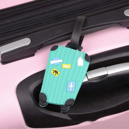 Luggage Shape Silicone Tag