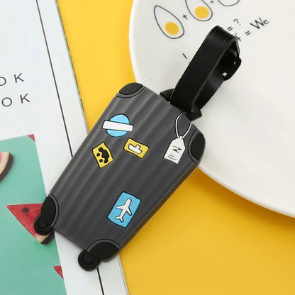 Luggage Shape Silicone Tag
