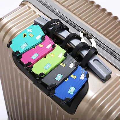 Luggage Shape Silicone Tag