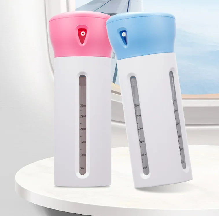 FlipFlow – 4-in-1 Refillable Travel Bottle