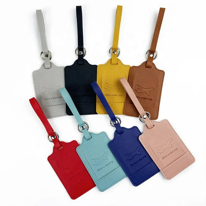 Premium PU Leather Luggage Tag