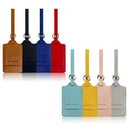 Premium PU Leather Luggage Tag