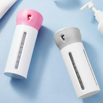 FlipFlow – 4-in-1 Refillable Travel Bottle