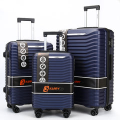 Karry-On Platinum Elite Abs 3Pc Luggage Set (20/24/28")